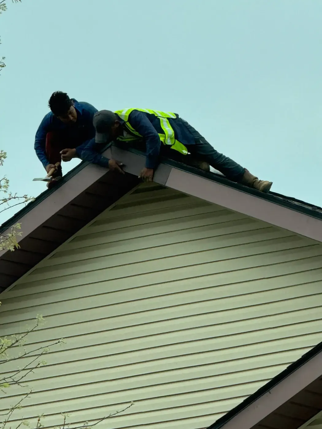 Commercial roof inspection documented in Edinburgh