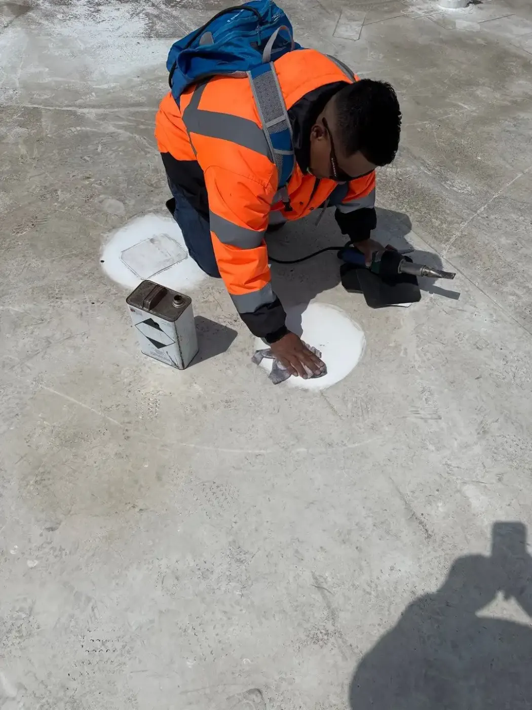 Tarping and dry-in on a Edinburgh commercial roof
